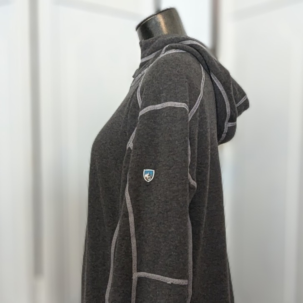 Kuhl Womens Dark Gray Full-Zip Hoodie - Picture 14 of 15